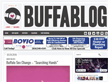 Tablet Screenshot of buffablog.com
